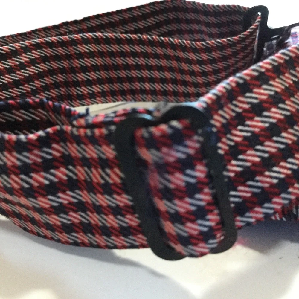 J. Kahaki Bow Tie Red Plaid Gray Black Little Boys Hook Closure Preppy Holiday